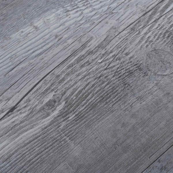 Selbstklebende PVC-Bodenplanken Mattes Holz Grau 30,5 x 61 cm