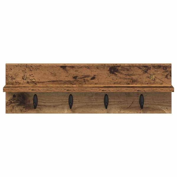 Wandmontierter nachttisch Wandhalterung Altholz Holzwerkstoff
