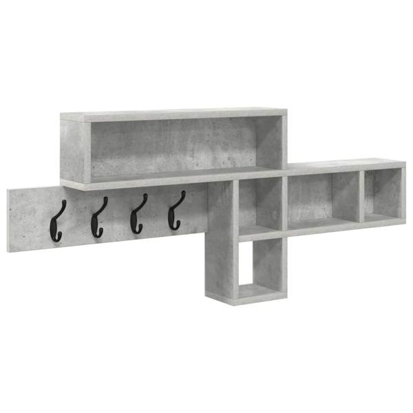 Wandmontierter nachttisch Wandhalterung Beton Grau