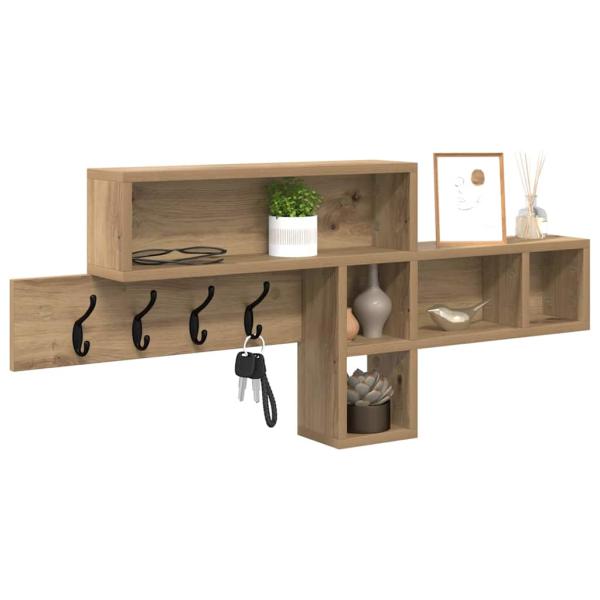 Wandmontierter nachttisch Wandhalterung Artisan-Eiche