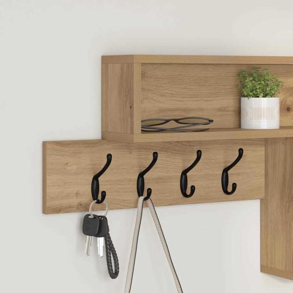 Wandmontierter nachttisch Wandhalterung Artisan-Eiche