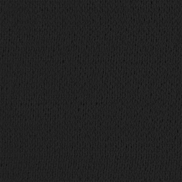 Balkonsichtschutz Schwarz 75 x 800 cm HDPE und Aluminium