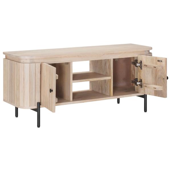 TV-Schränk mit Regal mit Speicher mit Tür 105 x 30 x 45 cm