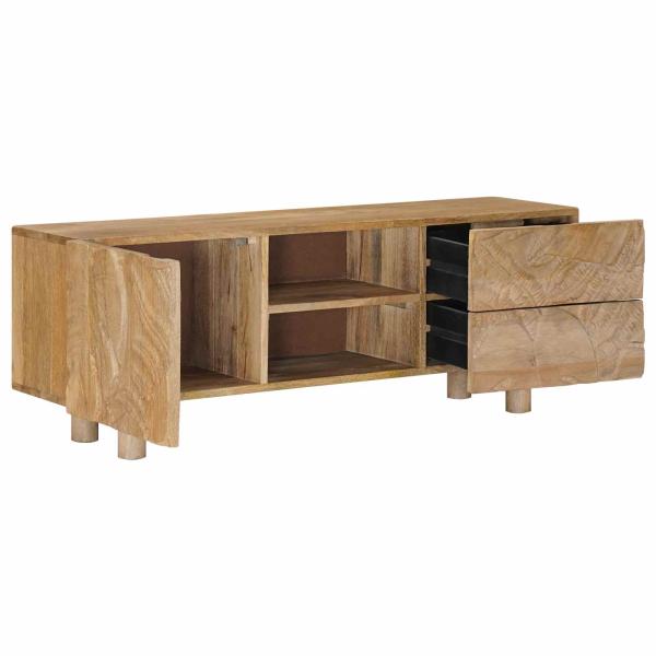TV-Schränk mit Schubladen mit Regal mit Tür 110 x 30 x 40 cm