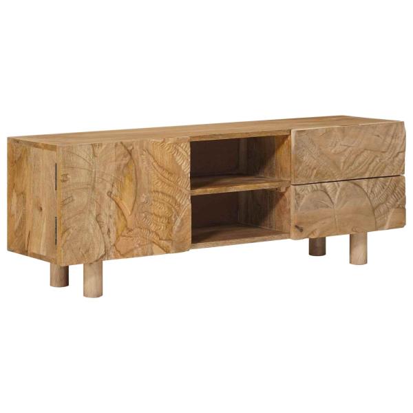 TV-Schränk mit Schubladen mit Regal mit Tür 110 x 30 x 40 cm