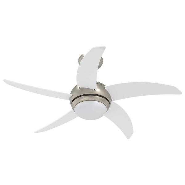 Deckenventilator mit Licht und Fernbedienung Ø 110 cm Weiß