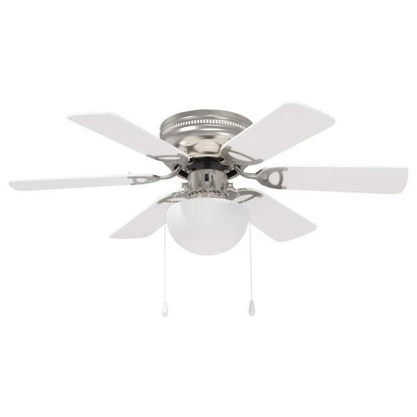 Deckenventilator mit Licht Ø 82 cm Weiß