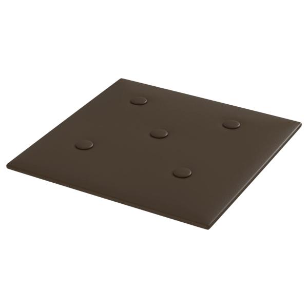 Wandkopfteilen 12 Stk. Braun Kunstleder