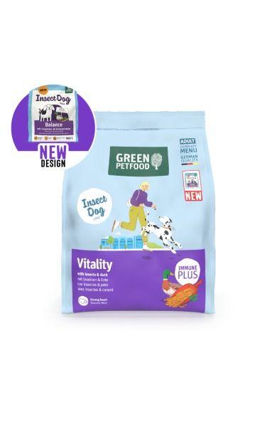 ARDEBO.de Green Petfood Dog Vitality with Insects 3 kg