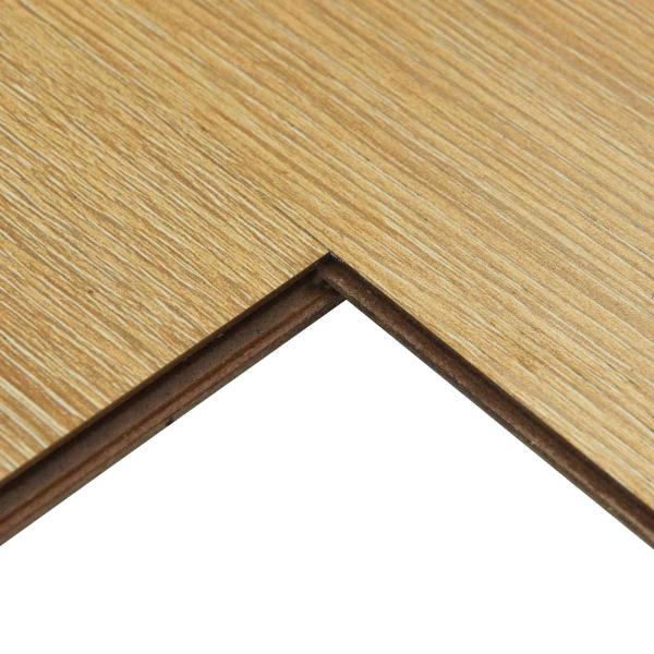 Laminatboden Goldbraun 101 x 20 x 0,8 cm 15 stk. Holzwerkstoff