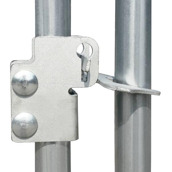 Outdoor-Hundezwinger Verzinkter Stahl 6 x 6 x 1 m