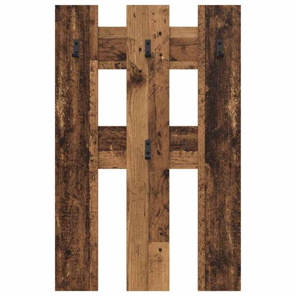 Wandmontierter nachttisch Wandhalterung Altholz 65 x 3 x 100 cm