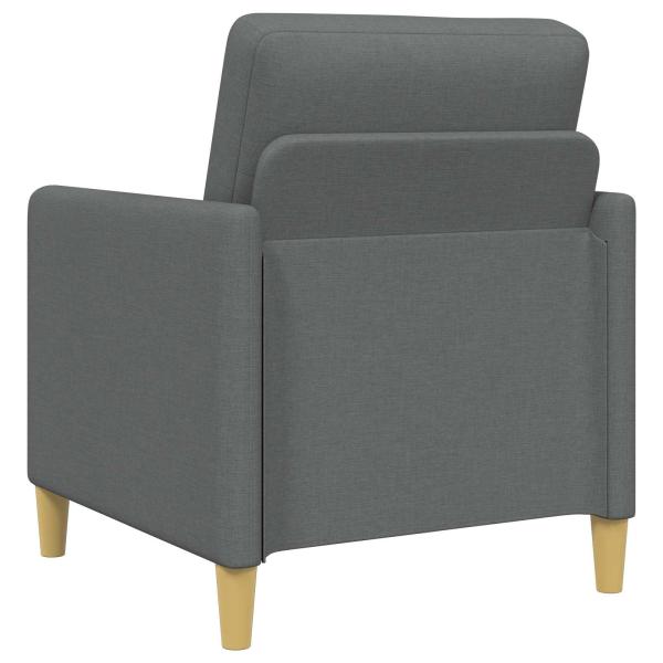 Sofa Set mit Stauraum 2 stk. Dunkelgrau Polyester