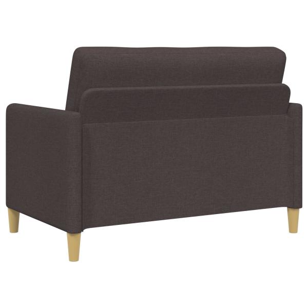 Sofa Set mit Stauraum 2 Stk. Dunkelbraun Polyester