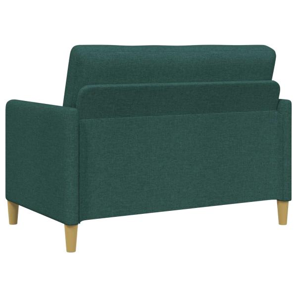 Sofa Set mit Stauraum 2 stk. Dunkelgrün Polyester