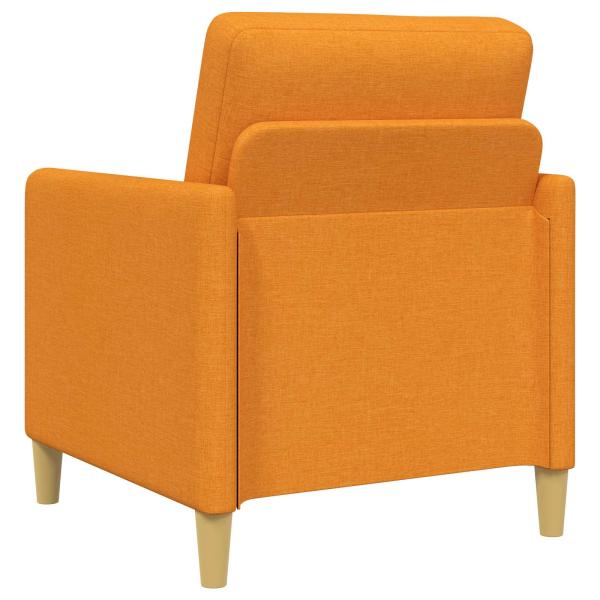 Sofa Set mit Stauraum 2 stk. Dunkelgelb Polyester