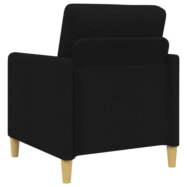 Sofa Set mit Stauraum 2 stk. Schwarz Polyester