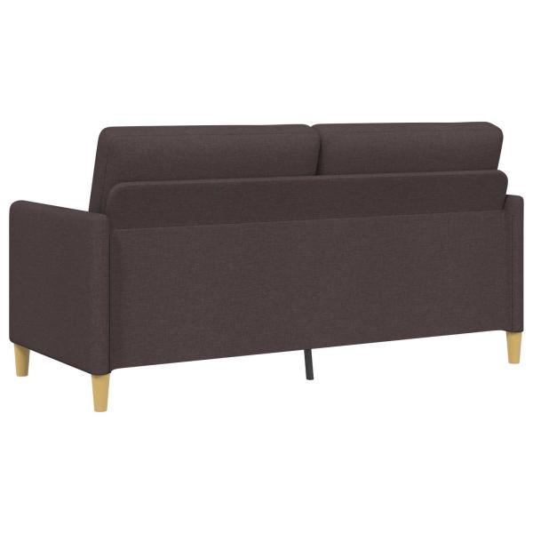 Sofa Set mit Stauraum 2 stk. Dunkelbraun Polyester