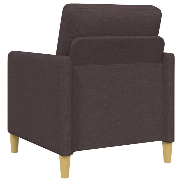 Sofa Set mit Stauraum 2 stk. Dunkelbraun Polyester