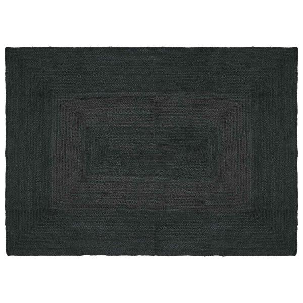 ARDEBO.de - Bereichsteppich Dunkelgrau 140 x 200 cm Jute
