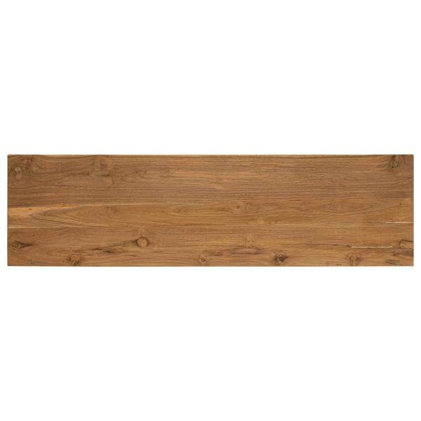 TV-Schrank 110 x 30 x 40 cm Natur Massivholz Teak