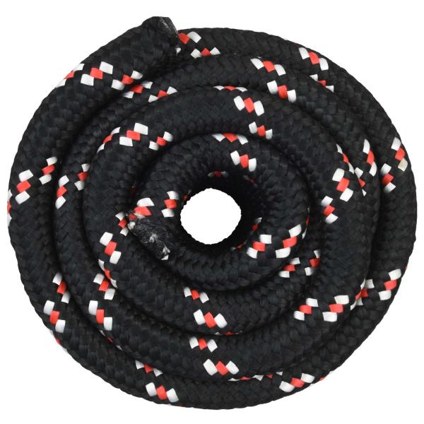 Bootsseil 5 mm 10 m Schwarz und Rot