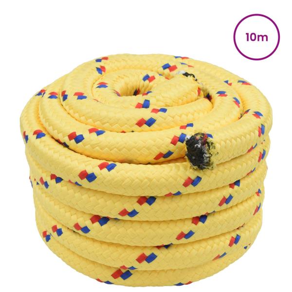 Bootsseil 4 mm 10 m Gelb