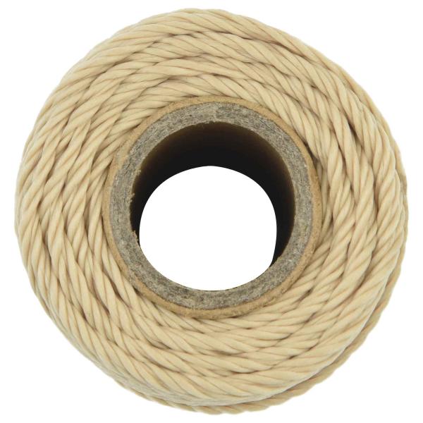 Bootsseil 2 mm 50 m Natur