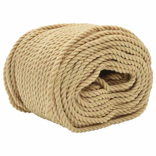 Bootsseil 4 mm 50 m Natur