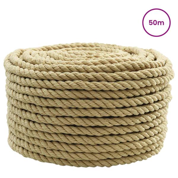 Bootsseil 10 mm 50 m Natur
