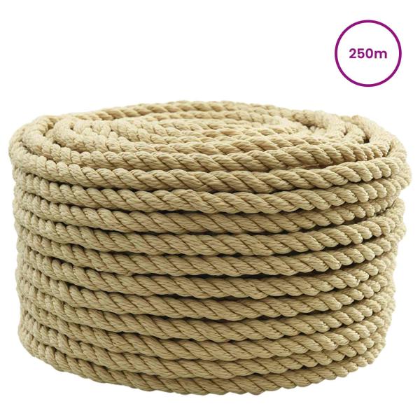 Bootsseil 14 mm 250 m Natur