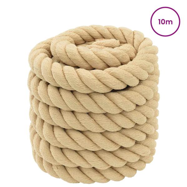 Bootsseil 10 m 3 Natur PP