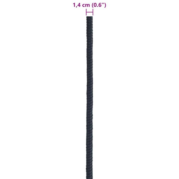 Bootsseil 1.4 mm 25 m Königsblau Polyester