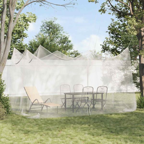 ARDEBO.de - Garten Moskitoschutznetz 220 Mesh Weiß 3 x 4,5 x 2,5 m