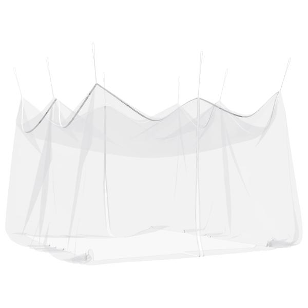Garten Moskitoschutznetz 220 Mesh Weiß 4 x 4 x 2,5 m Polyester