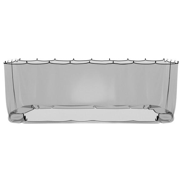 Moskito-Netz für Pavillon 220 Mesh Schwarz 6 x 3 x 2 m