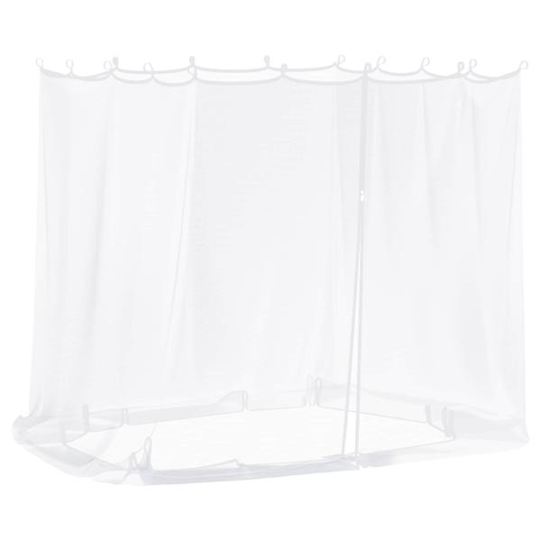 Moskito-Netz für Pavillon 220 Mesh Weiß 2 x 2 x 2 m Polyester
