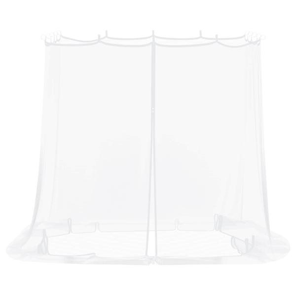 Moskito-Netz für Pavillon 220 Mesh Weiß 2 x 2 x 2 m Polyester