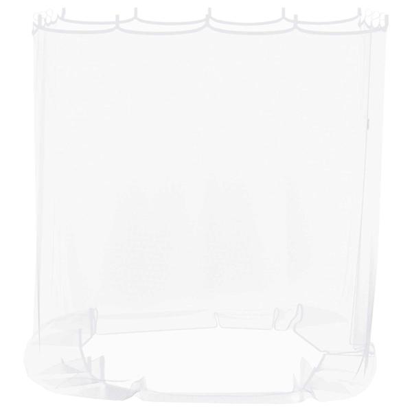 Moskito-Netz für Pavillon 220 Mesh Weiß 2 x 2 x 2 m Polyester