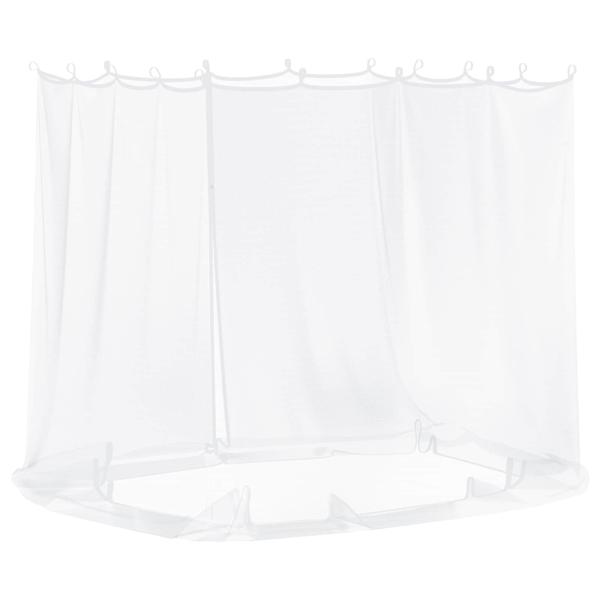 Moskito-Netz für Pavillon 220 Mesh Weiß 2 x 2 x 2 m Polyester