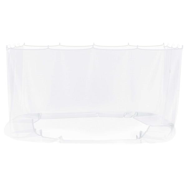Moskito-Netz für Pavillon 220 Mesh Weiß 3,6 x 3 x 2 cm
