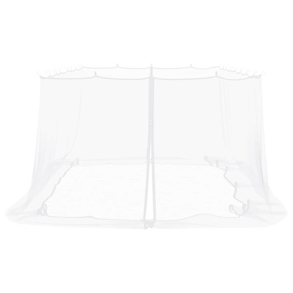Moskito-Netz für Pavillon 220 Mesh Weiß 6 x 3 x 2 m Polyester