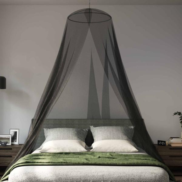Moskito-Netz für das Bett 3 Stk. 156 Mesh Schwarz ?56 x 220 cm