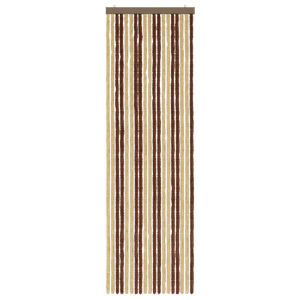 Insektenschutzvorhang Chenille Braun und Beige 56 x 185 cm
