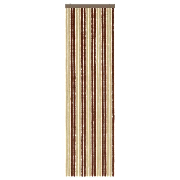 Insektenschutzvorhang Chenille Braun und Beige 56 x 200 cm