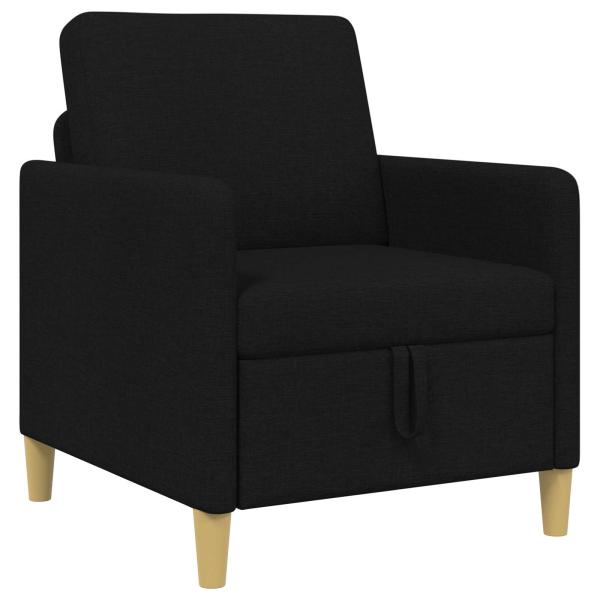 Sofa mit Stauraum Schwarz 72 x 78 x 87 cm Polyester