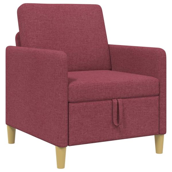 Sofa mit Stauraum Weinrot 72 x 78 x 87 cm Polyester
