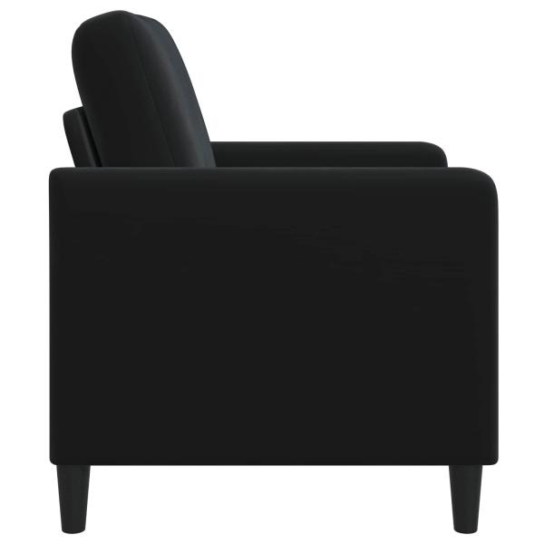 Sofa mit Stauraum Schwarz 72 x 78 x 87 cm Polyester