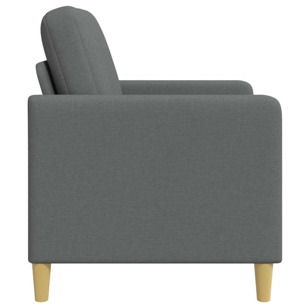 Sofa mit Stauraum Dunkelgrau 122 x 78 x 87 cm Polyester