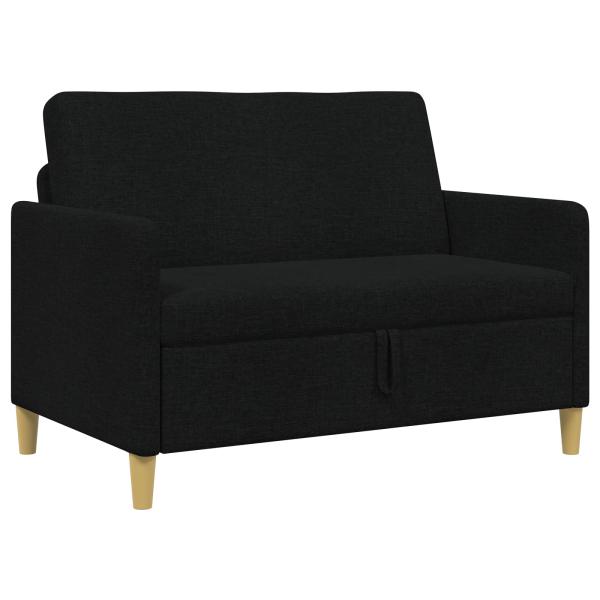 Sofa mit Stauraum Schwarz 122 x 78 x 87 cm Polyester